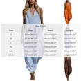 thumbnail image 2 of Puyaiuu Women Slimming V Neck Sleeveless Solid Maxi Dress With Side Pockets Casual Daily Sundress Orange M Gift, 2 of 6