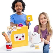 Lankybox Big Boxy Mystery Box, Yellow Surprise Box with Plush, Squish, Role-Play and Much More
