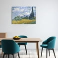 thumbnail image 5 of Vincent Van Gogh's Canvas Wall Art - Wheat Field with Cypresses Classic Artwork Picture Print with Framed Famous Oil Painting Hang for Home Office Bedroom Living Room Wall Decor-16" X12", 5 of 7