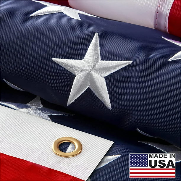 American Flag 3x5 Ft, USA US Flags Outdoor, Heavy Duty Durable