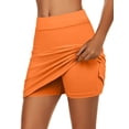 thumbnail image 3 of Ekouaer Women's Everyday Skort with Built-in Shorts Any Activities Light Summer Skirts Workout Gym, 3 of 7