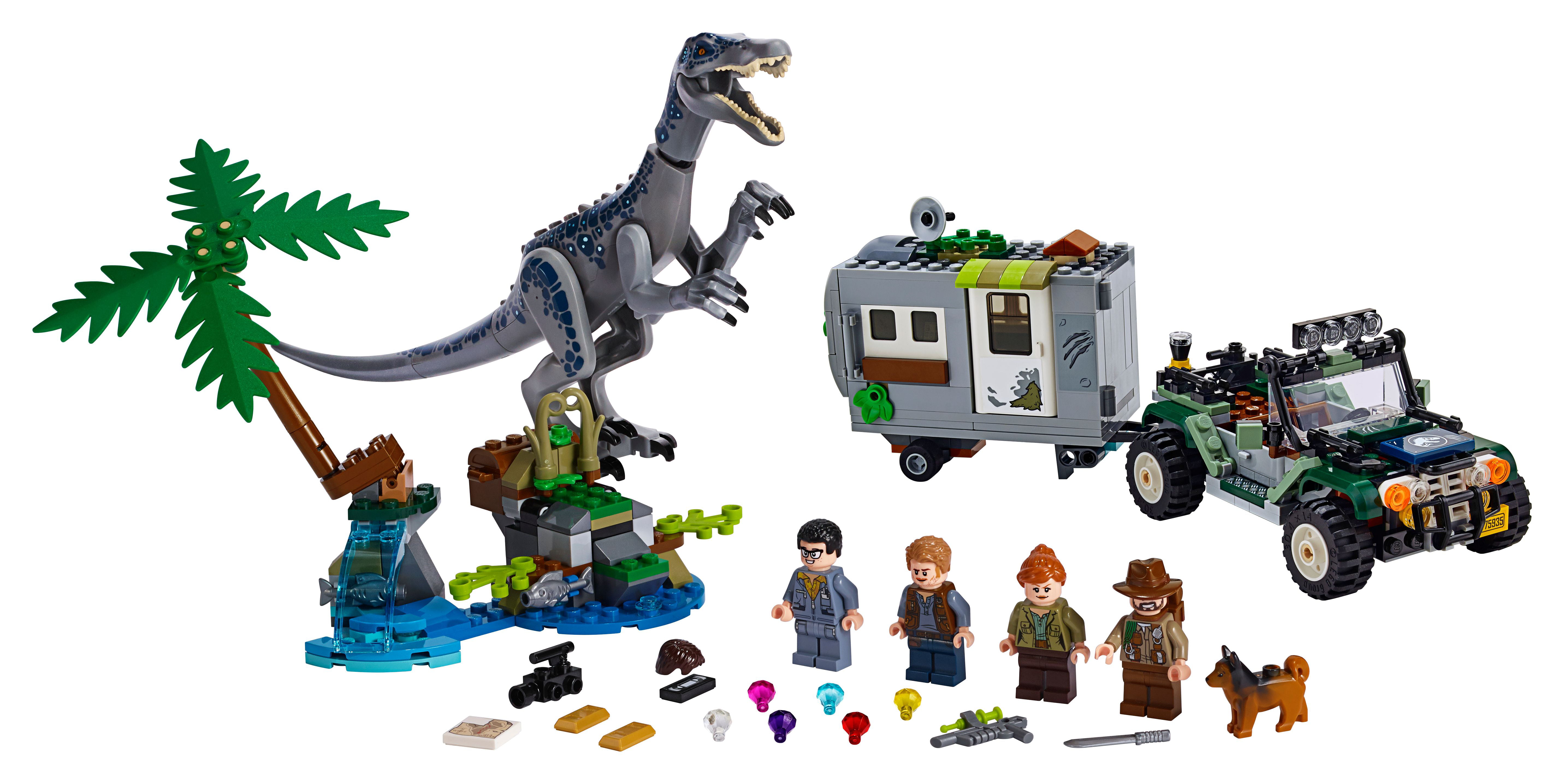 morder jeg er syg konsol LEGO Jurassic World Baryonyx Face-Off: The Treasure Hunt 75935 Dinosaur  Truck Toy - Walmart.com