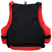 FLUID Adult Paddling Life Jacket and Vest, Unisex, Dual Size L/XL, Red