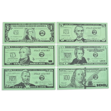 learn climb play money set for kids fake paper bills coins 310 pieces walmart com