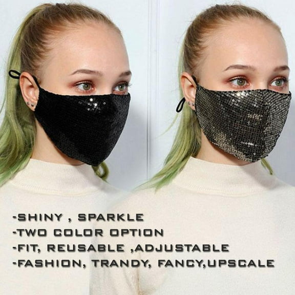 Shiny Fashion Face Mask