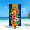 thumbnail image 5 of PHIGZNT Boho Flower Beach Towel, Pink Blue Green Summer Microfiber Bath Towel Gifts for Kids Girl, Sand Free Quick Dry Travel Towels for Women Men Adults Pool Sports Towel 30" X 60", 5 of 7