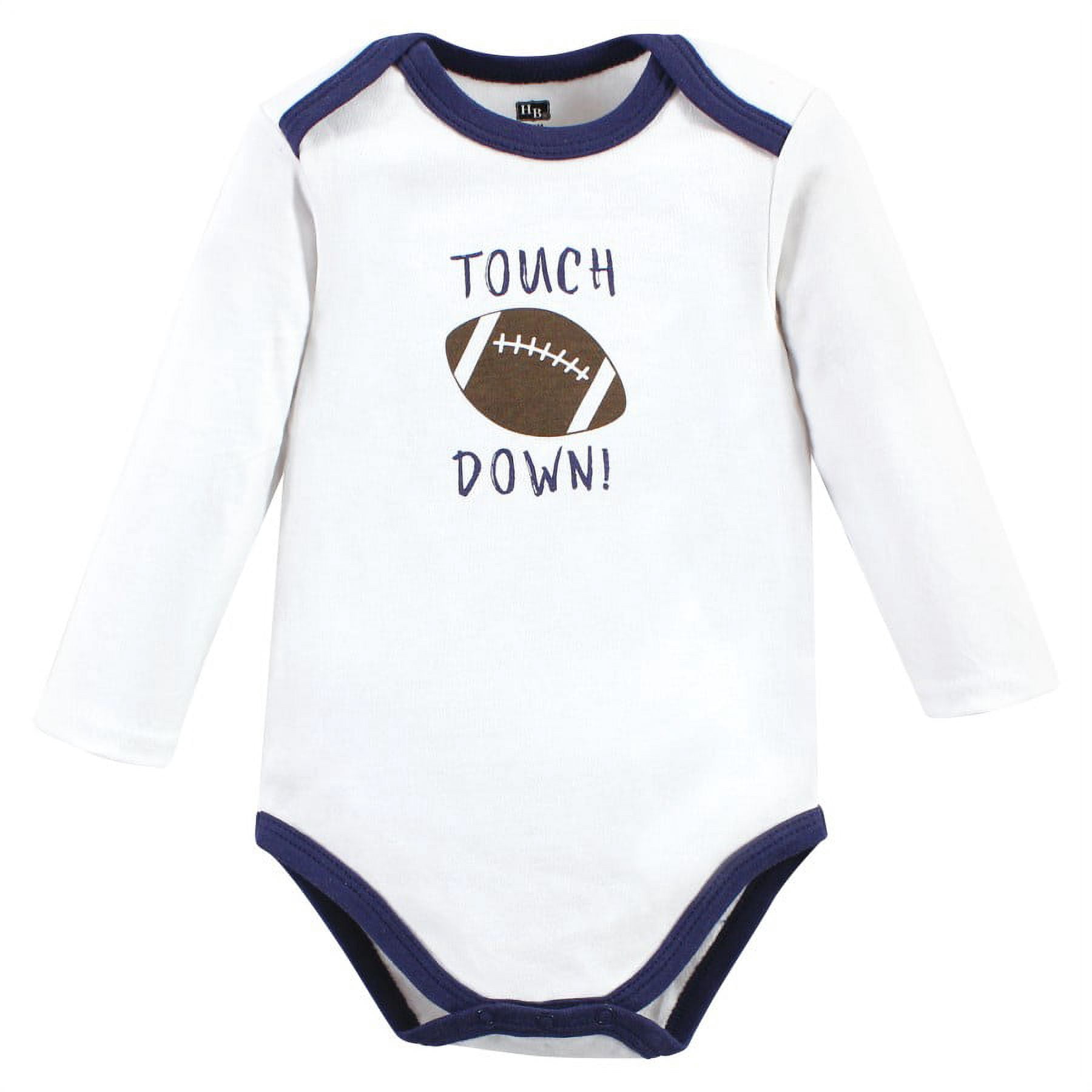 Hudson Baby Cotton Long-Sleeve Bodysuits, 3- Pack, Newborn- 24 Months