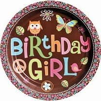 Amscan 549473 Hippie Chick Dessert Plate