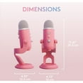 thumbnail image 3 of Blue Yeti Wired Microphone, Pink Dawn, 3 of 11