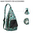 thumbnail image 4 of Bone Design Sling Backpack - Fun Dog Lover Gift, Fashionable Crossbody Pack with Multiple Pockets, 4 of 4