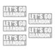 thumbnail image 1 of Let'S Go Brandon Stickers Car Bumper Sticker Decal Funny Para Monopatín Laptop Hardhat Yuarrent VI012137-01, 1 of 6