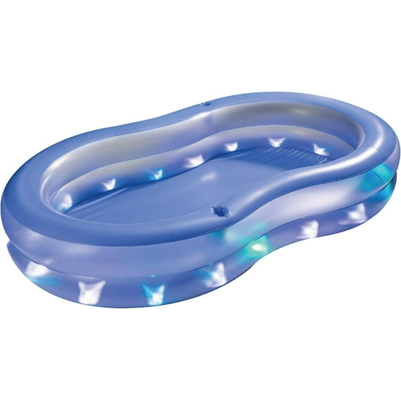 ALBERCA INFLABLE LAGOON CON LUCES LED PLASTICO