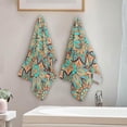 thumbnail image 4 of SKYSONIC 2 Pack 2-Piece Towels Set - Cotton Hand Towels 28.3 x 14.4 Inches Ultra Soft and Absorbent Towels for Face, Kitchen, Bath, Hotel, Gym, Gorgeous Floral Mandala, 4 of 7