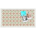 thumbnail image 2 of PinPix ArtToFrames 22x10 Custom Cork Bulletin Board    Poster Board Has a Fabric Style Canvas Finish, Framed in Satin White Frame (PinPix-558), 2 of 5