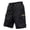 Black, variant on Cargo Shorts for Men Elastic Waist Drawstring Breathable Loose Shorts with Pockets XS-3XL Olive Green