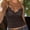Black, variant on Satin V‑Neck Camisole Tank Top Solid Sleeveless Silky Finish Breathable Adjustable Straps Smooth Draped Fit Versatile For Layering Under Or Wearing Solo For Evening And Casual Looks