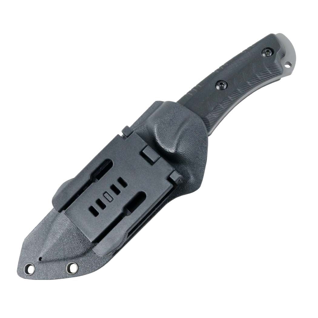 9" Full Tang Tactical Knife With ABS Plastic Sheath BLACK Filet Unisex Adult New