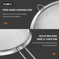 thumbnail image 4 of shiyou-Fine Mesh Strainers, Premium Stainless Steel Colanders and Sifters, with Reinforced Frame and Sturdy Handle, Perfect for Sift, Strain, Drain and Rinse Vegetables, Pastas & Tea（9.5", 4 of 4