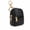 Black, variant on Mini Backpack Keychain Pouch for Women, Creative Cute Pendant Keychain Key-chains Keyrings PU Leather Makeup Bag Key Lipstick Card Holder Data Cable Organizer Zipper Pouch