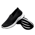thumbnail image 3 of Womens Shoes,Walking Shoes Breathable Mesh for Everyday Wear Comfortable Flat Walking Shoes for Lightweight Loafers,Shoes for Women,Black,5.5, 3 of 9