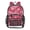 Checkered Tablecloth Pattern, variant on Clear Backpack 12L Large Capacity Transparent Waterproof Brown Beige