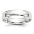 thumbnail image 5 of 10K White Gold 5mm Light Weight Comfort Fit Band Ring Size 14, 5 of 7