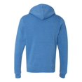thumbnail image 3 of J America JA8872 Adult Triblend Full-Zip Fleece Hooded Sweatshirt, 3 of 5