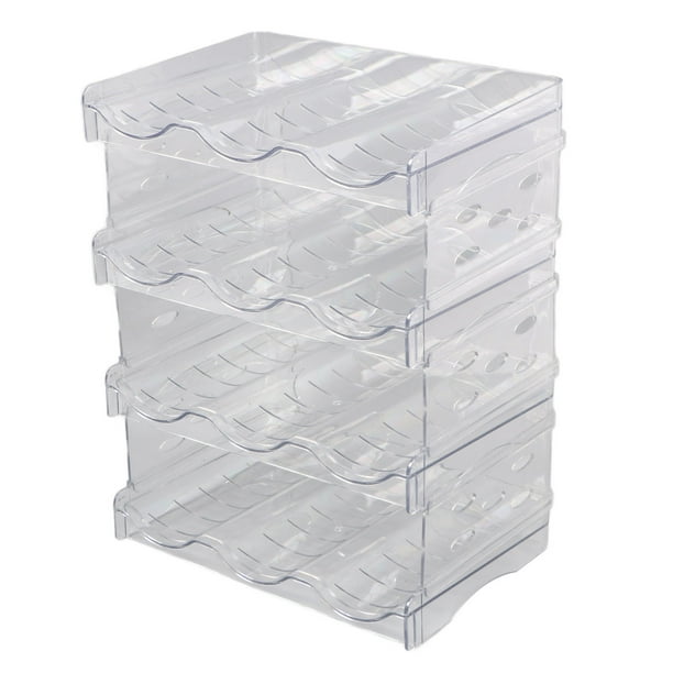 Organizador de botellas de agua fácil instalación estructura resistente paquete de 4 organizadores de tazas apilables para champán ANGGREK Otros