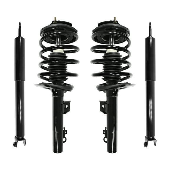 Unity Automotive Front & Rear Complete Strut Assembly Shock Kit Fits 2000-2005 Ford Taurus Station Wagon, 4-11010-253330-001