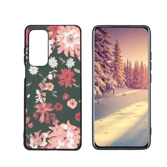 Compatible with Motorola MOTO Edge 2021 Phone Case, Floral-22 Case Men Women, Flexible Silicone Shockproof Case for Motorola MOTO Edge 2021