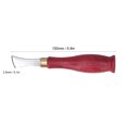 thumbnail image 4 of Edge Creaser, Lengthen Semicircular Inner Groove Polishing Treatment Leather Edge Trimmer  For Home For Factory 2.5mm, 4 of 8