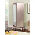 thumbnail image 4 of Furniture of America Appell Wood Swivel Chest with Mirror in Rose Gold, 4 of 5