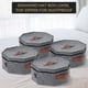 thumbnail image 5 of 4 Pack Hat Storage Box Set, Organizador de sombreros redondos apilables, Caja plegable de vaquero para hombres y mujeres, Estuche de viaje a prueba de polvo para la organización del armario, 5 of 8