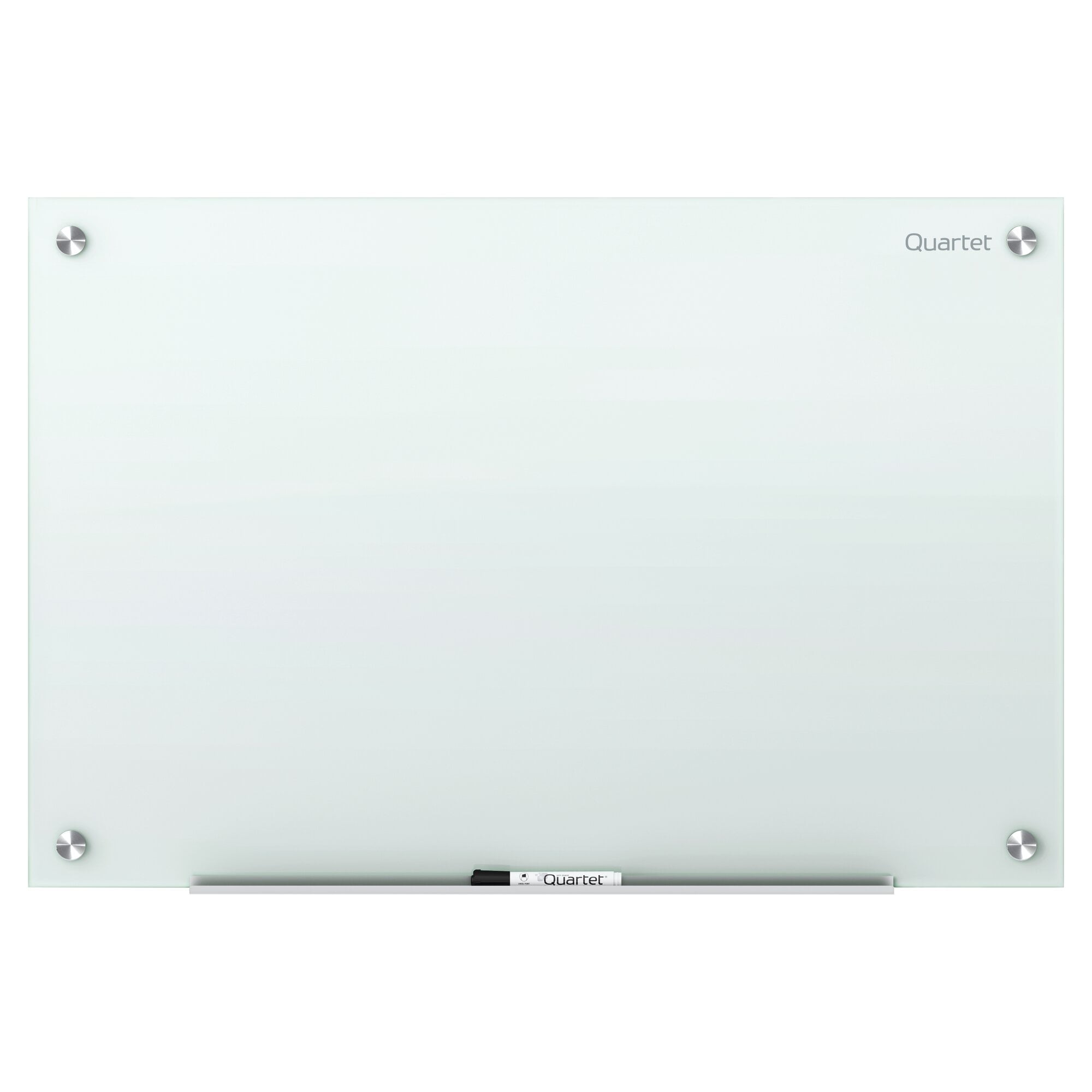 Quartet Infinity Glass Dry-Erase Board, 24" x 18" (2' x 1 1/2'), White Surface