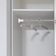 thumbnail image 1 of unbranded Flexible White Curtain Rod Stainless Steel Adjustable Telescopic Design Home Use, 1 of 8