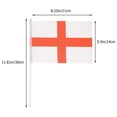 thumbnail image 4 of Luxshiny 50 Pcs Drapeau à Main Portable Drapeaux Nationaux Multi pour Match de Football, 4 of 8