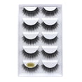 thumbnail image 1 of Pestañas naturales, pestañas postizas, pestañas cortas, pestañas postizas gruesas naturales, 5 pares de pestañas mixtas, pestañas de visón de imitación, pestañas postizas artificiales puras, pestañas, 1 of 2