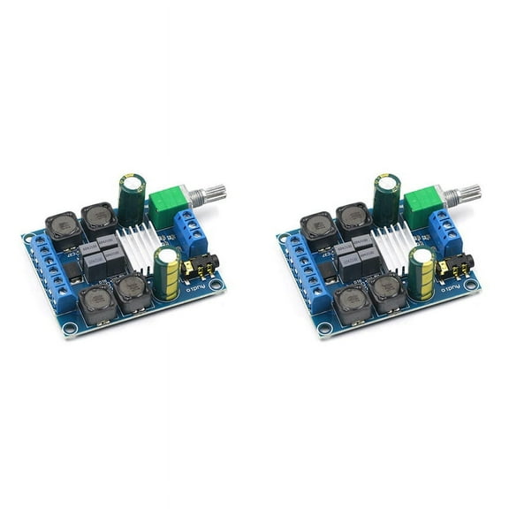 2X XY-502 Digital Power Amplifier 2-Channel Stereo High-Power 2X50W TPA3116D2 Subwoofer Audio Amplifier Board Module