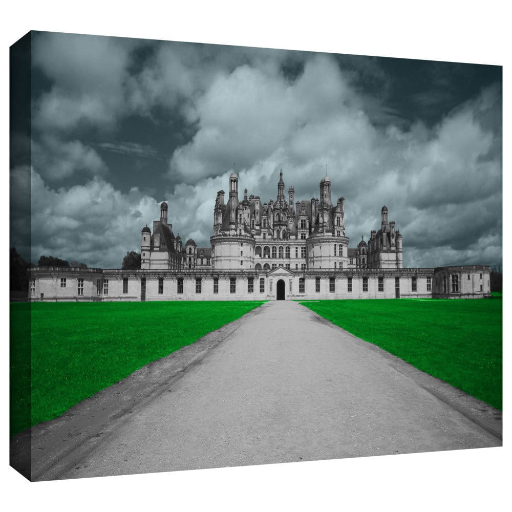 ArtWall Revolver Ocelot "Castle" Gallery-Wrapped Canvas