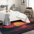 thumbnail image 4 of Vaporwave Area Rug - 3x4 Rug - Vaporwave Rug - 80s Sunset Mountain Area Rug - Synthwave Abstract Rugs - Retro Futurism Carpet, 4 of 7