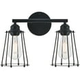 thumbnail image 1 of Auspice 2 light black Wall Sconce, 1 of 7