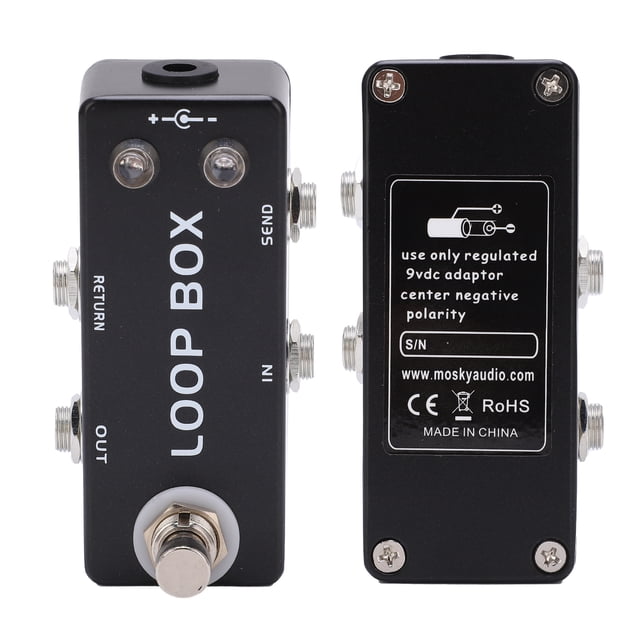 Effect Pedal, Sturdy Pedals Switcher Routing Selection Metal Mini Durable with LED Indicator for Music Instrument for Adjusting