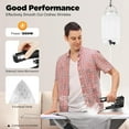 thumbnail image 2 of 1200W Steam Iron, Steam Or Dry Ironing, 5 Temperature Gears, Clothes Iron with 0.79Gal Water Tank and Scald-Prevention Plate, Professional Clothing Iron for Home, Clothing Store, Hotel, 2 of 9