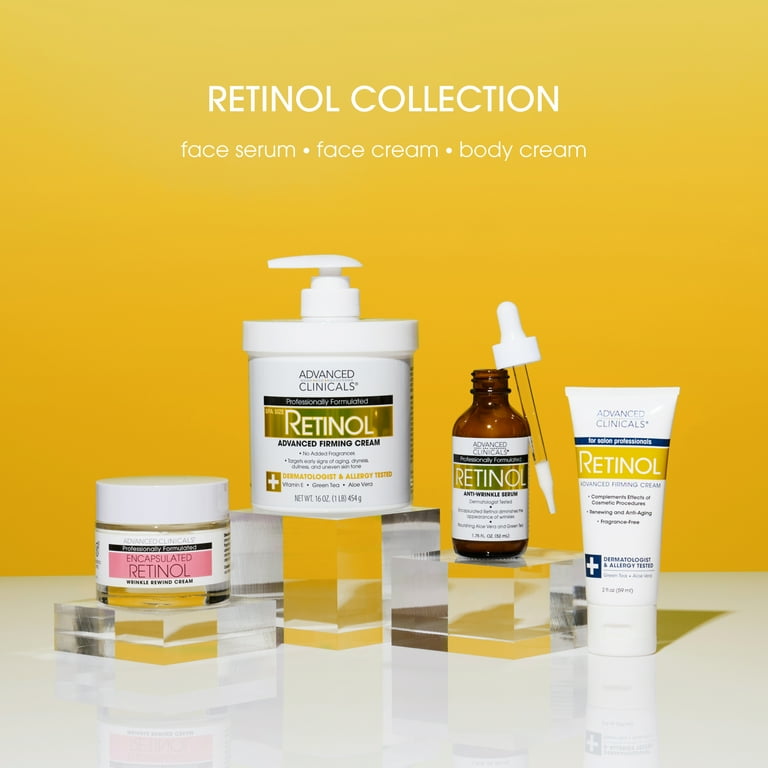 Advanced Clinicals Retinol Firming Body Cream & Travel Set, 1.75