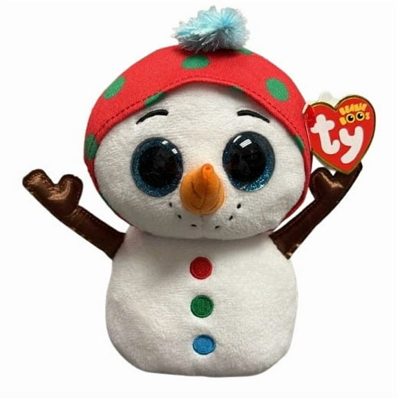TY Beanie Boos - DAVE the Snowman [Regular Size - 6 inch]