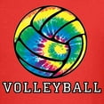 thumbnail image 3 of CafePress - Tie Dyed Volleyball T Shirt - Dark T-Shirt Kids XS-XL, 3 of 4