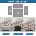 thumbnail image 6 of Kuiaobaty Mandala Flower Pattern Recliner Chair Cover Easy Replacement Reclining Sofa Slipcover Breathable Reclining Slipcover Durable Recliner Couch Cover with Side Pocket for Pets, 6 of 8