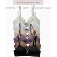 thumbnail image 2 of Alyce Ives Intimates Lightly Padded Bras for Girls, Teens and Petite Women, Solids with Underwire, 36A, 6 Pack, 2 of 7