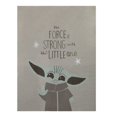 UPC: 0084122012370 | Lambs & Ivy Star Wars Baby Yoda Mandalorian Grogu/The Child Knit Baby Blanket