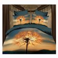 thumbnail image 1 of Housse de Couette/lit 3D Grand Très Grand en Coton Impression Réactive 4 Pcs 1.5M Lit 59, 1 of 1